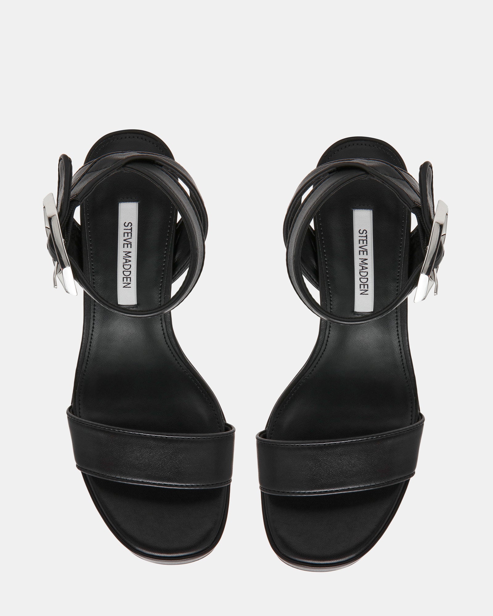ELIDA BLACK LEATHER - Women's Shoes - Steve Madden Canada - view 4