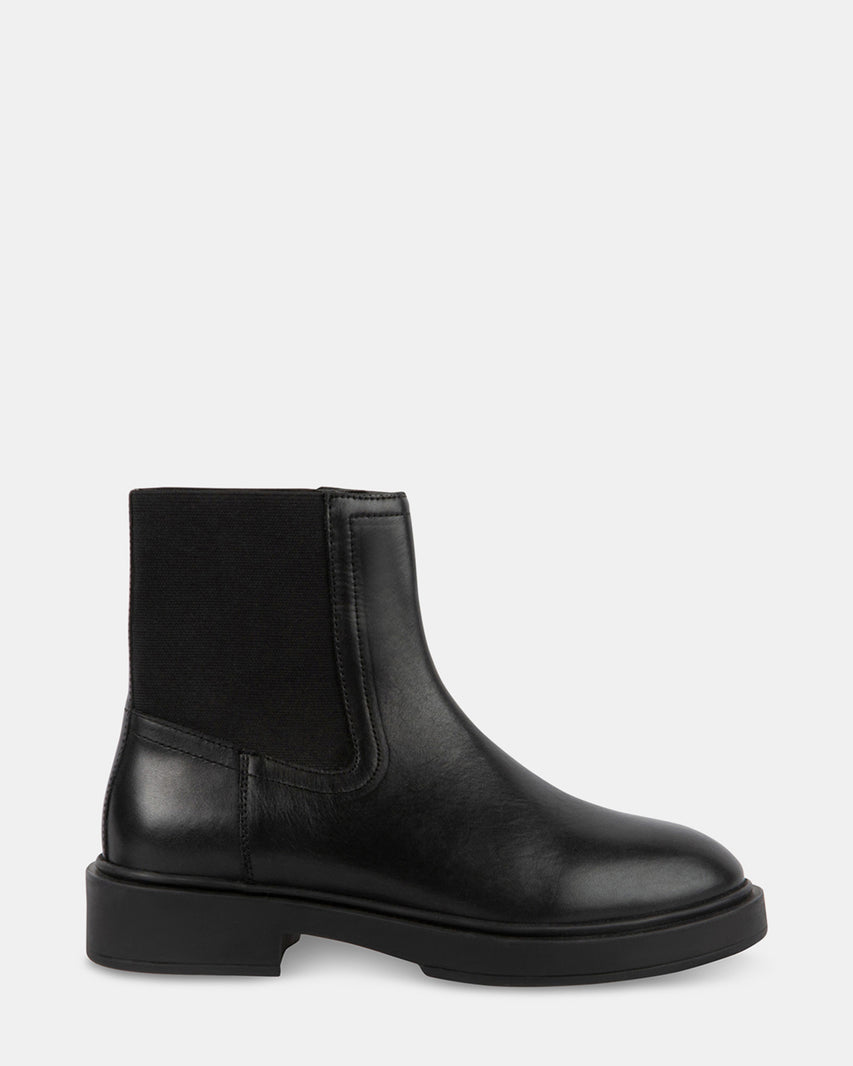 ELISA BLACK LEATHER - Women's Shoes - Steve Madden Canada
