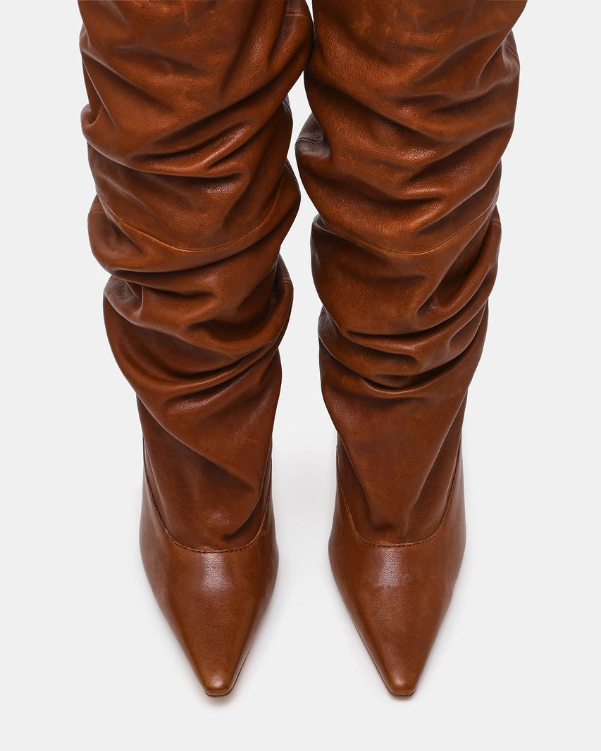 ELONA BROWN LEATHER - Women's Shoes - Steve Madden Canada - view 5