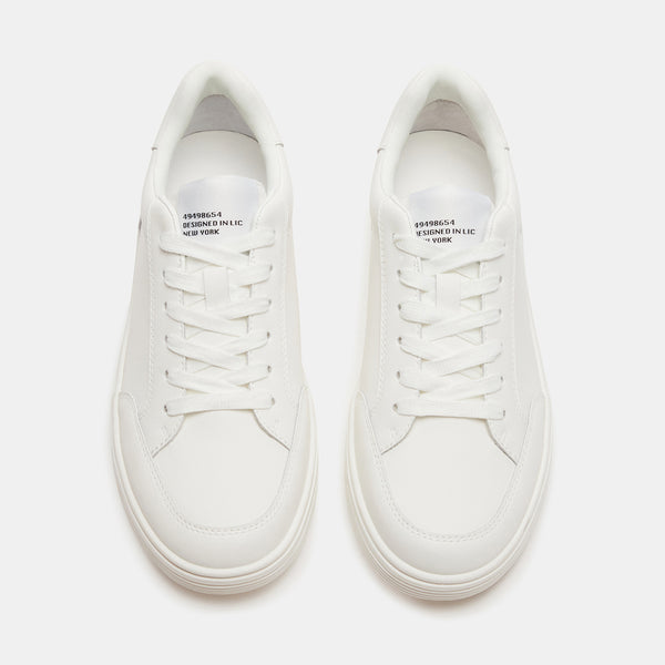 ENGAGE WHITE LEATHER - Women's Shoes - Steve Madden Canada
