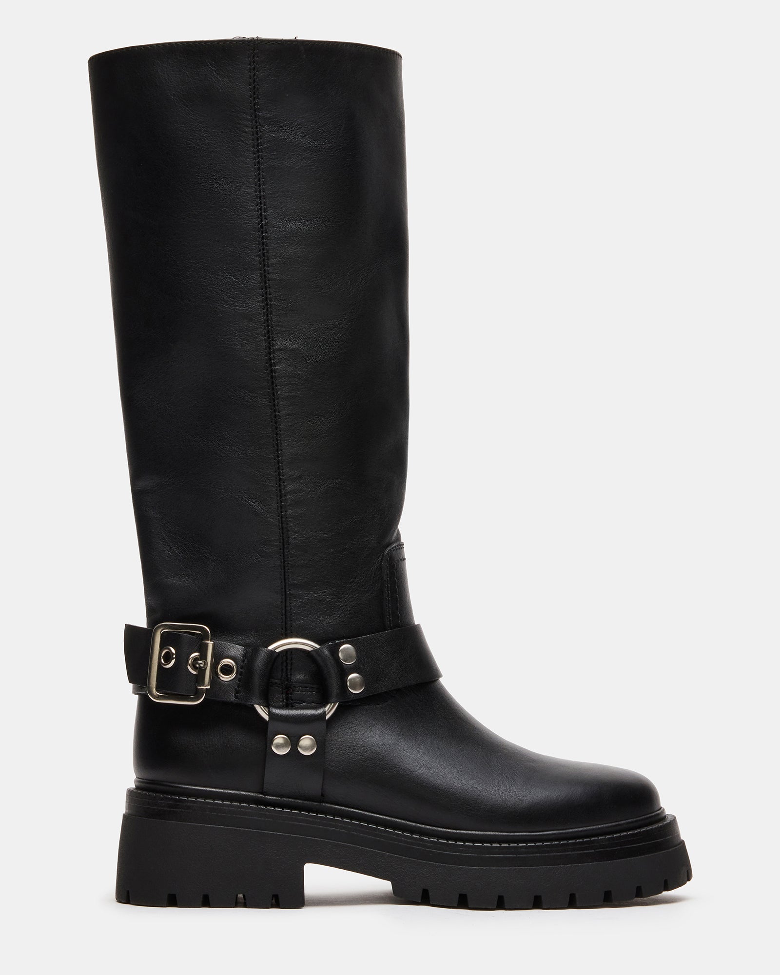 EVEREST BLACK LEATHER - Women's Shoes - Steve Madden Canada