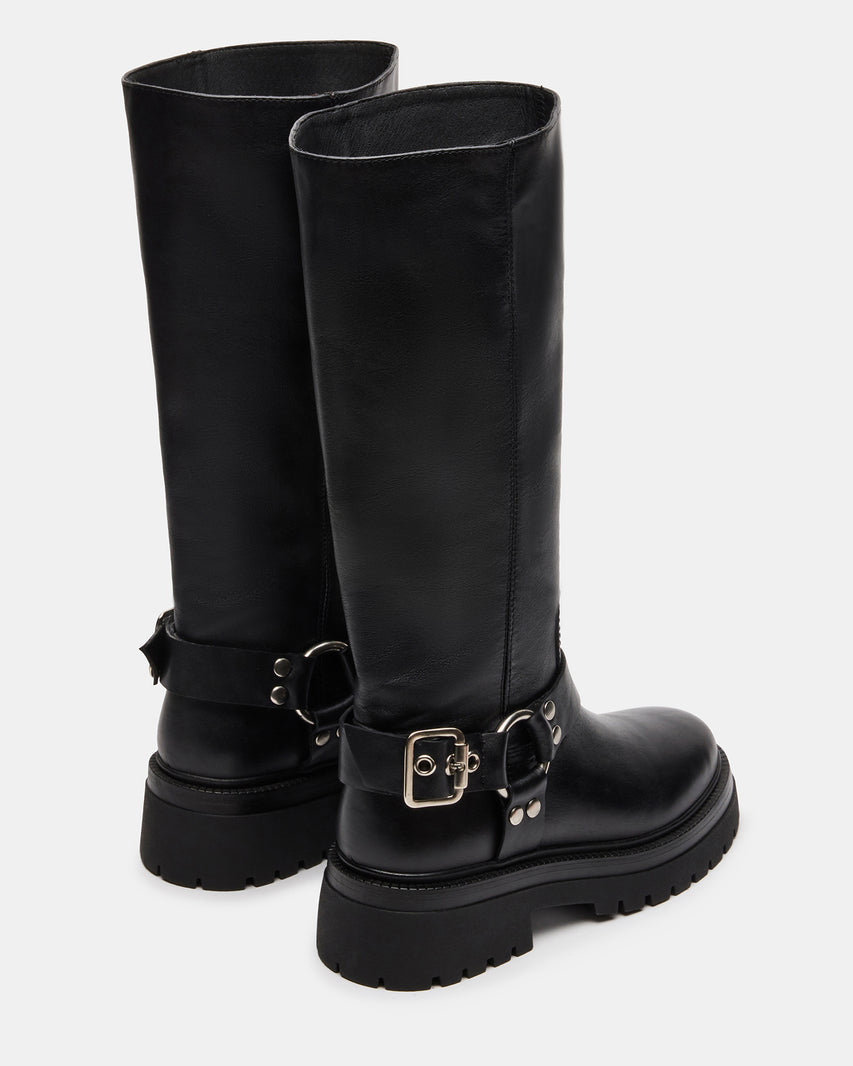 EVEREST BLACK LEATHER - Women's Shoes - Steve Madden Canada - view 5