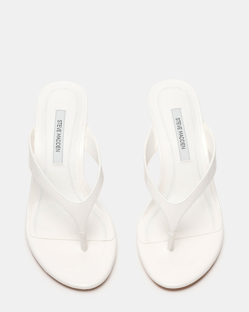 FAROH WHITE PATENT - Women's Shoes - Steve Madden Canada - view 6