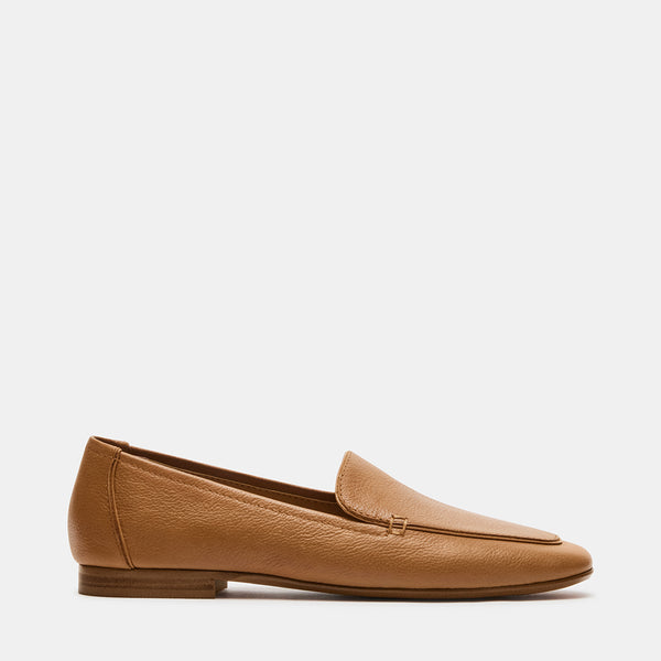 FITZ Tan Leather Loafers | Women's Designer Shoes – Steve Madden Canada