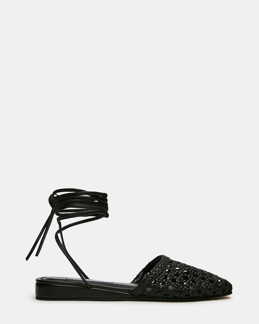 FLUTTERRR BLACK LEATHER - Women's Shoes - Steve Madden Canada