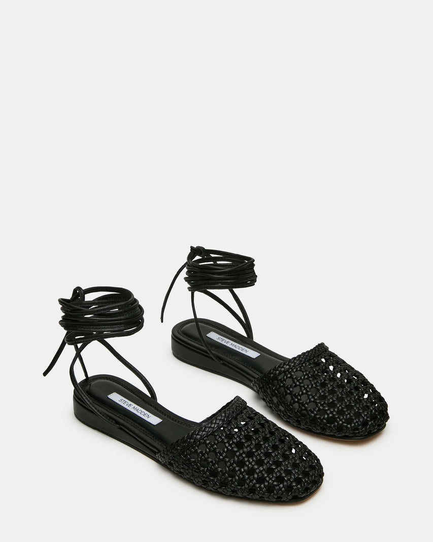 FLUTTERRR BLACK LEATHER - Women's Shoes - Steve Madden Canada - view 3