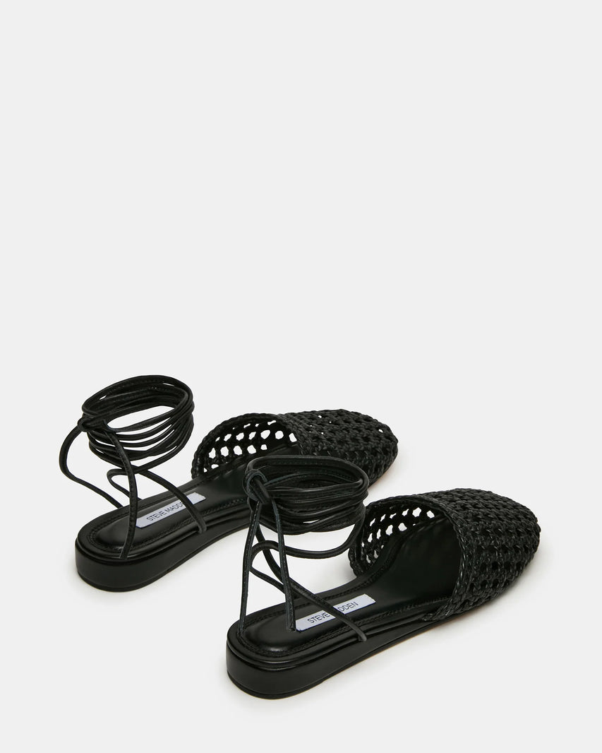 FLUTTERRR BLACK LEATHER - Women's Shoes - Steve Madden Canada - view 6