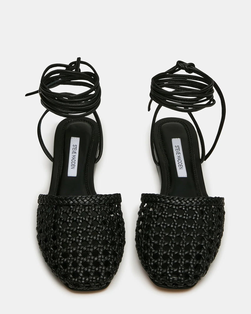 FLUTTERRR BLACK LEATHER - Women's Shoes - Steve Madden Canada - view 5