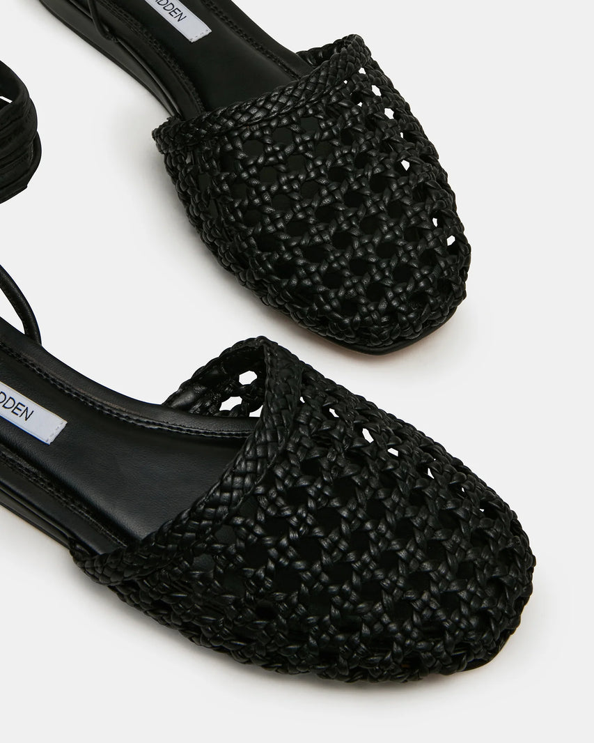 FLUTTERRR BLACK LEATHER - Women's Shoes - Steve Madden Canada - view 4