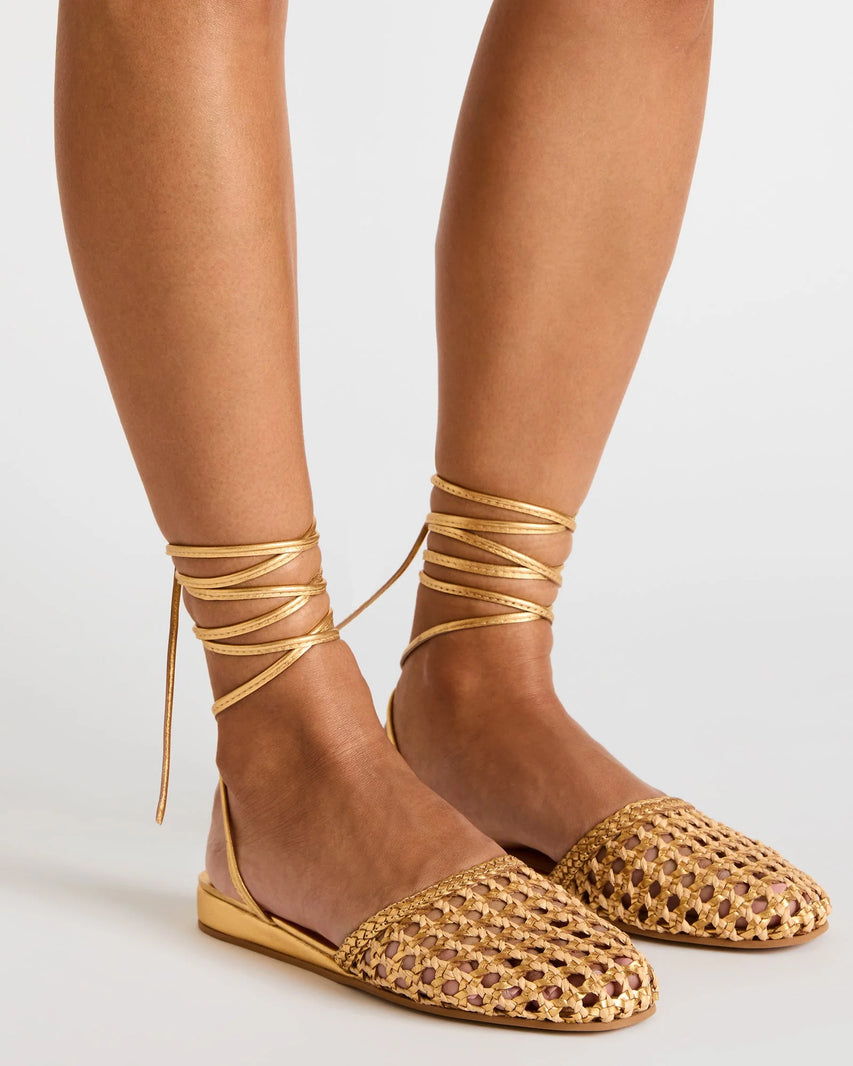 FLUTTERRR GOLD LEATHER - Women's Shoes - Steve Madden Canada - view 2