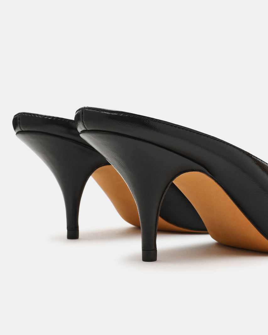 FONZA BLACK LEATHER - Women's Shoes - Steve Madden Canada - view 3