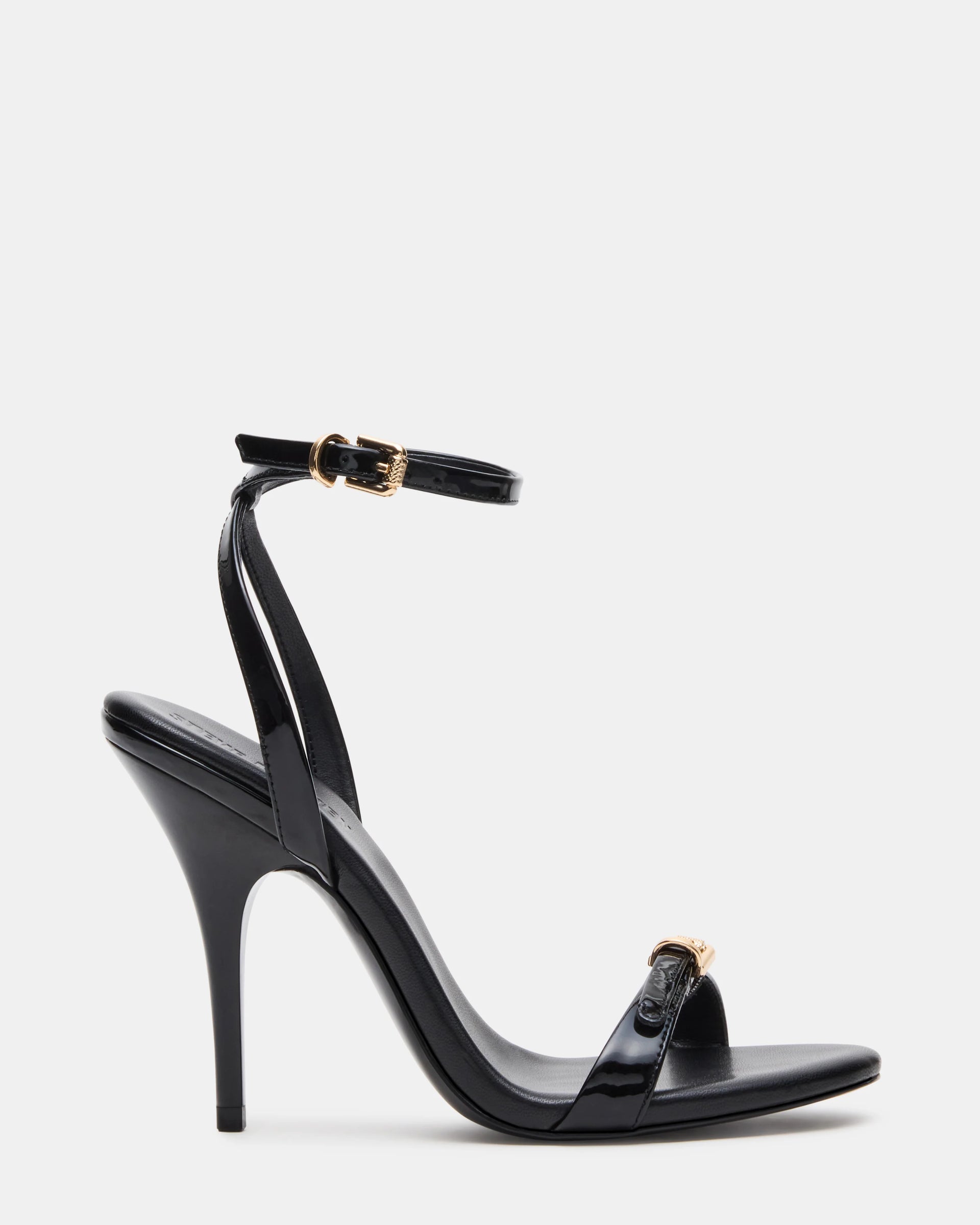 FOXX Black Strappy Stiletto Heel | Women's Designer Heels – Steve