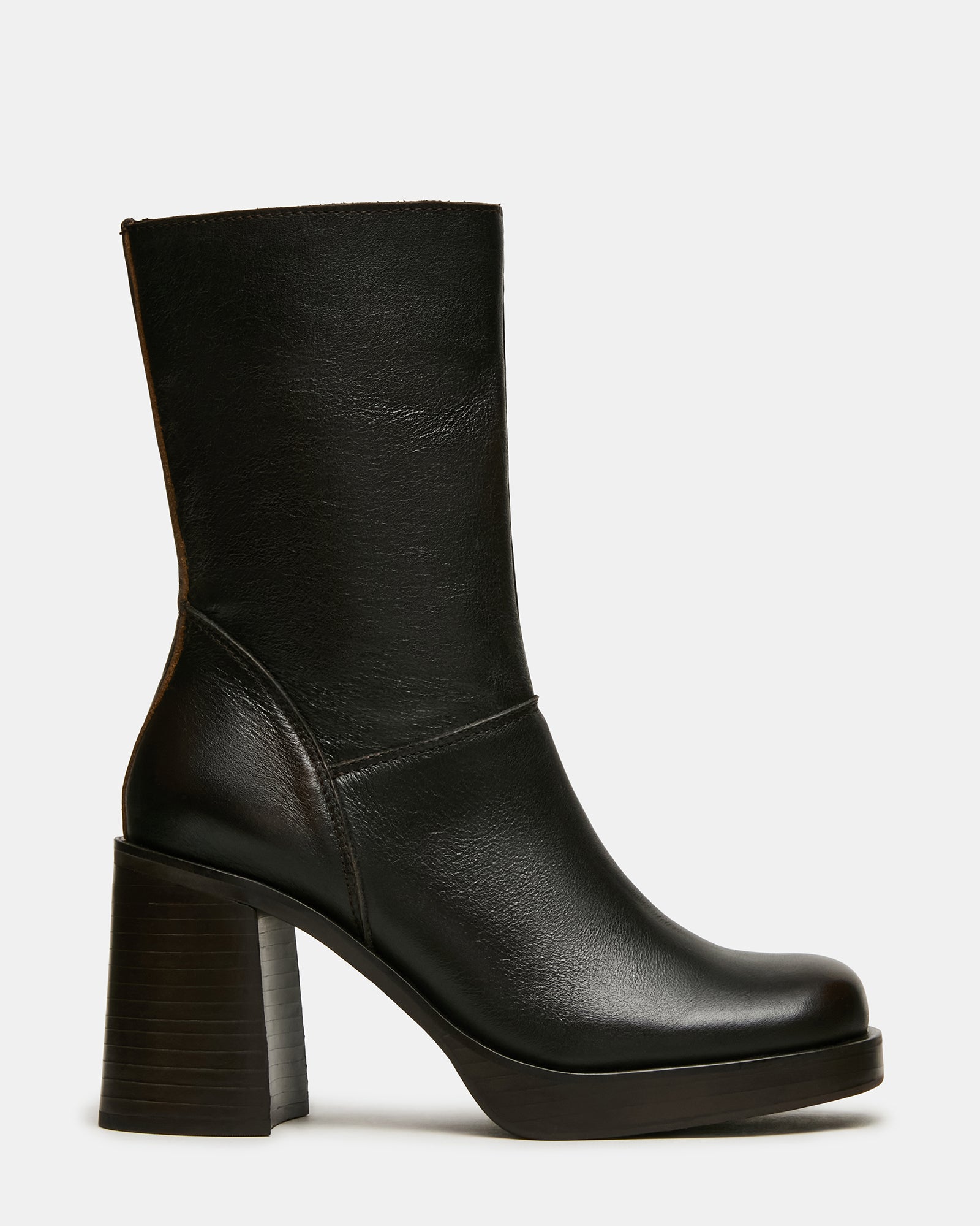 FUSION BROWN LEATHER - Women's Shoes - Steve Madden Canada