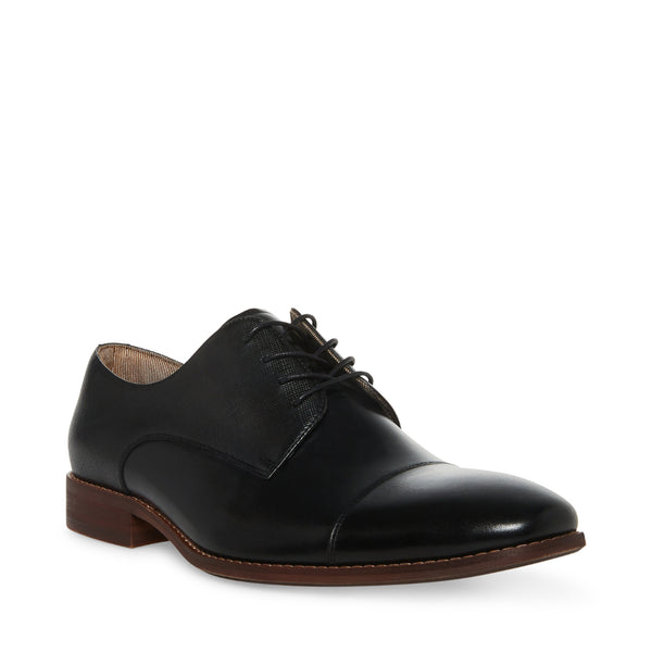 GAUDIN BLACK LEATHER - Shoes - Steve Madden Canada