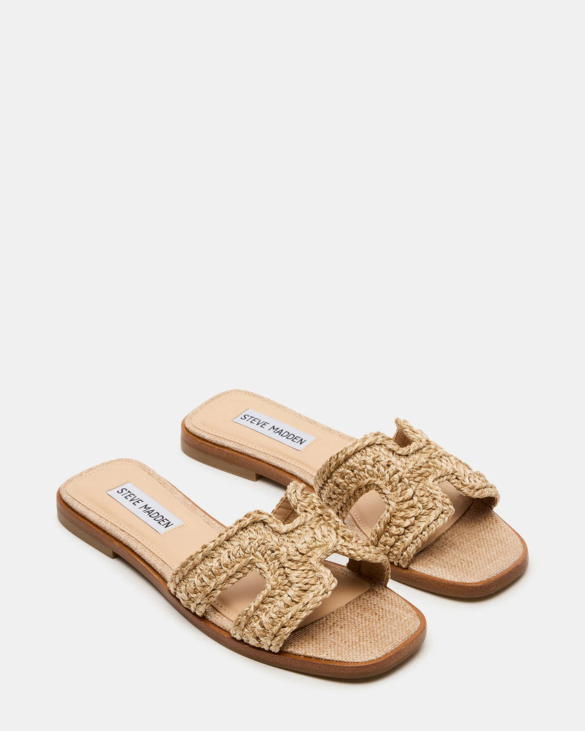 HADYN-RAFFIA NATURAL - Women's Shoes - Steve Madden Canada - view 3