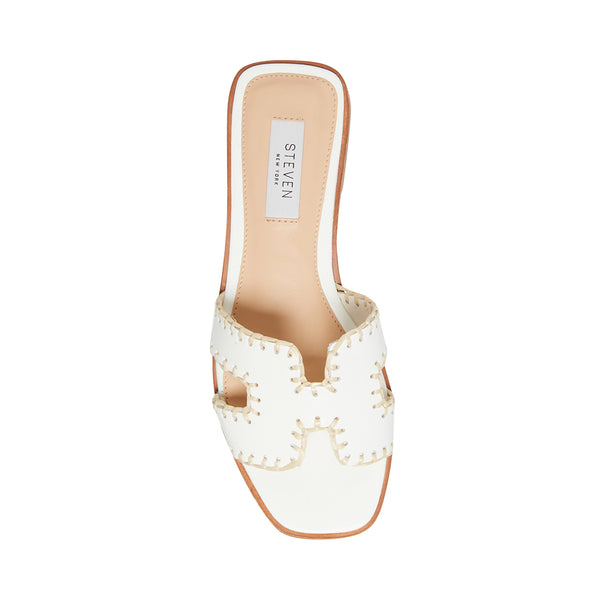 HADYN-W WHITE LEATHER - Women's Shoes - Steve Madden Canada