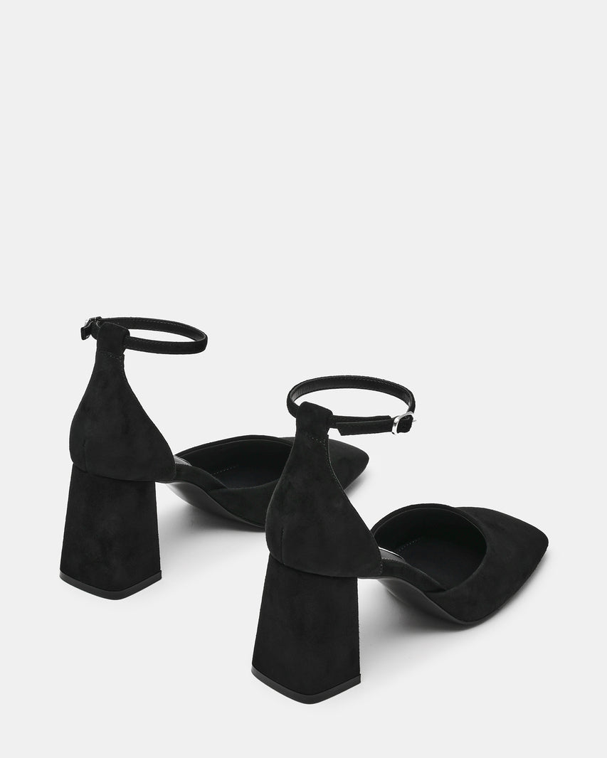 HARTLYN BLACK SUEDE - Women's Shoes - Steve Madden Canada - view 5