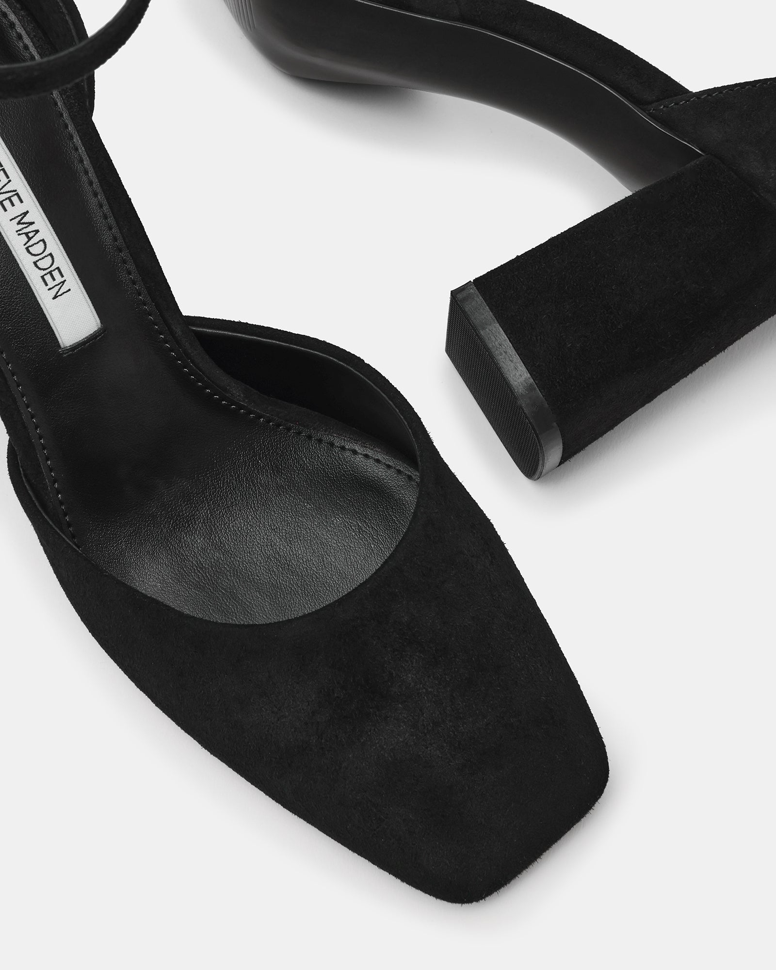 HARTLYN BLACK SUEDE - Women's Shoes - Steve Madden Canada - view 3