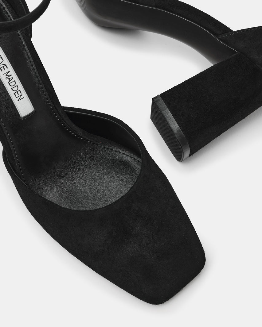HARTLYN BLACK SUEDE - Women's Shoes - Steve Madden Canada - view 3