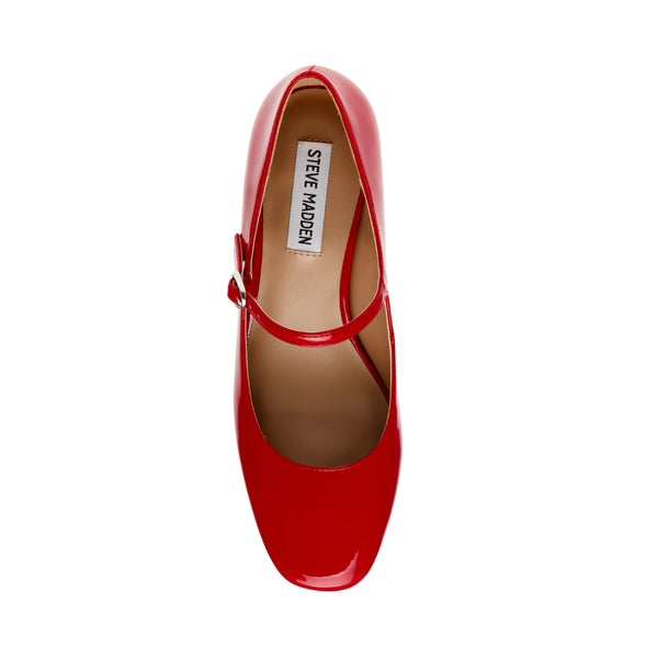 HAWKE RED PATENT - Women's Shoes - Steve Madden Canada