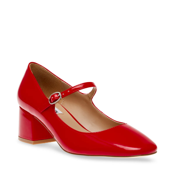 HAWKE RED PATENT - Women's Shoes - Steve Madden Canada