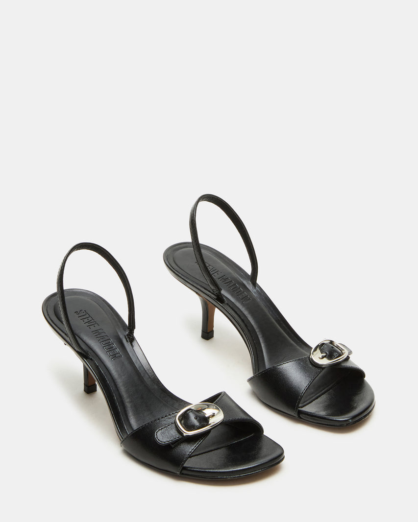 HENRIETTA BLACK LEATHER - Women's Shoes - Steve Madden Canada - view 2