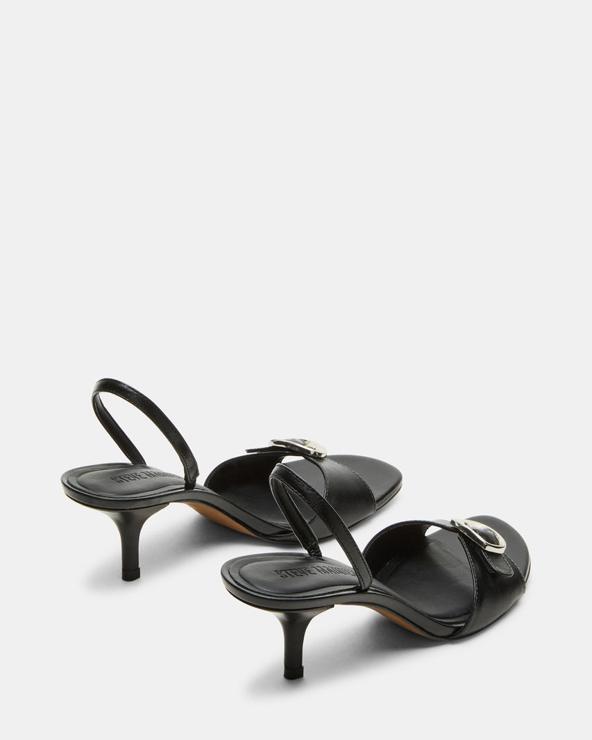 HENRIETTA BLACK LEATHER - Women's Shoes - Steve Madden Canada - view 5