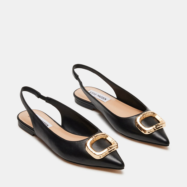 ISABELLE BLACK LEATHER - Women's Shoes - Steve Madden Canada