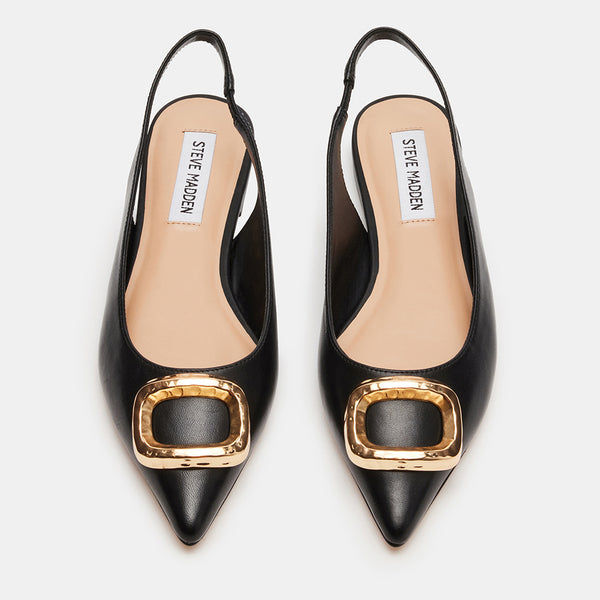ISABELLE BLACK LEATHER - Women's Shoes - Steve Madden Canada