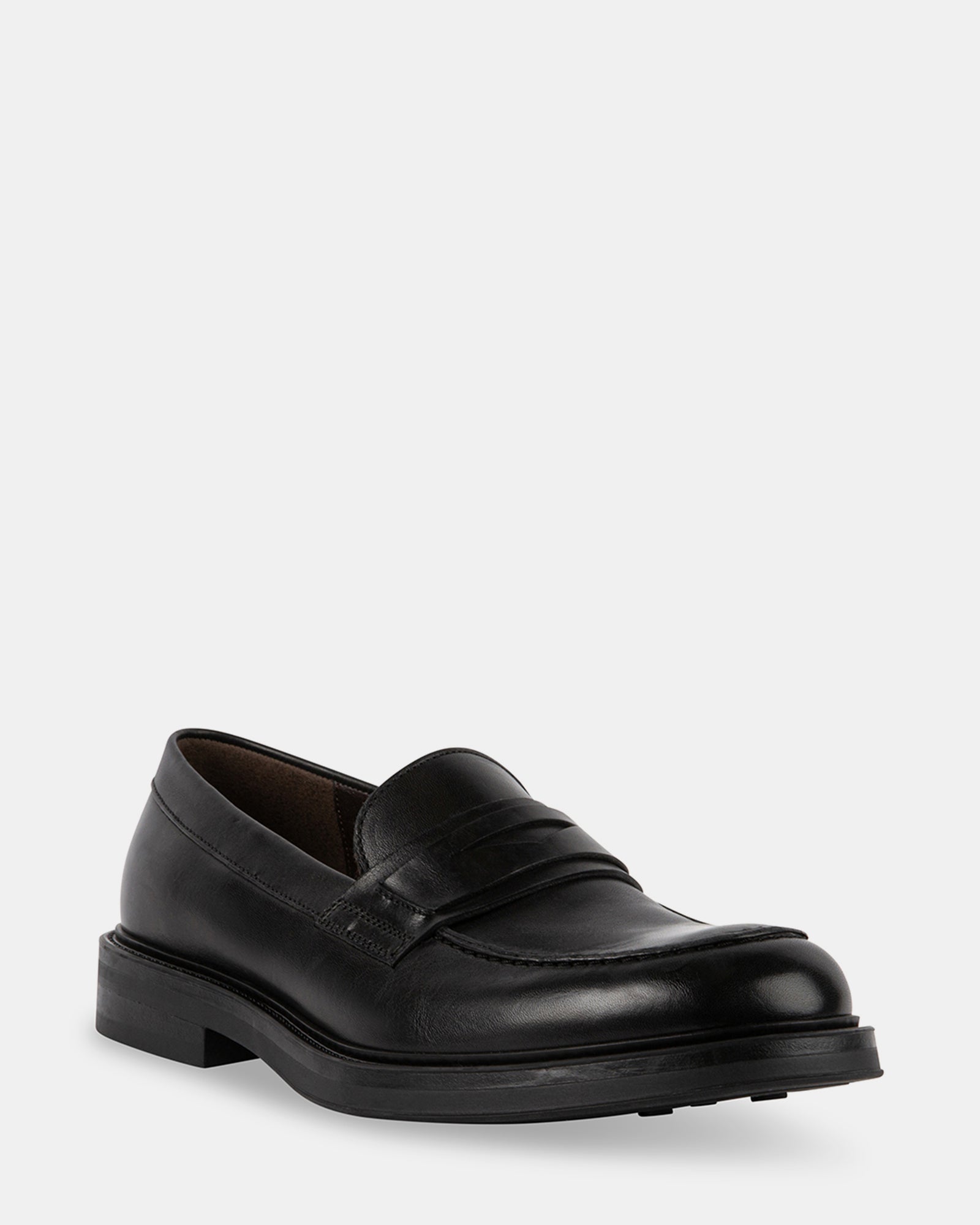 ISADOR BLACK LEATHER - Men's Shoes - Steve Madden Canada