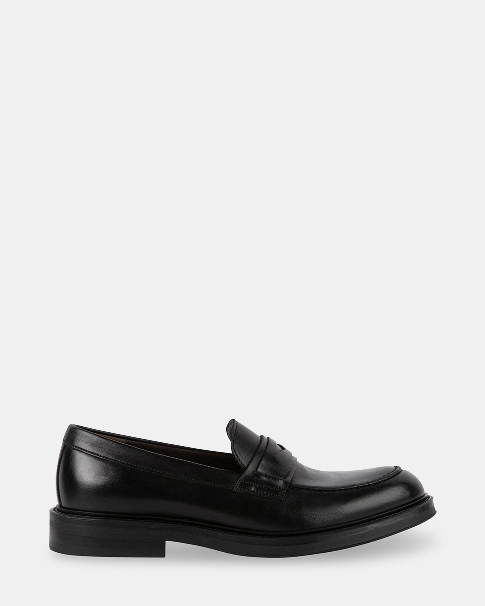 ISADOR BLACK LEATHER - Men's Shoes - Steve Madden Canada