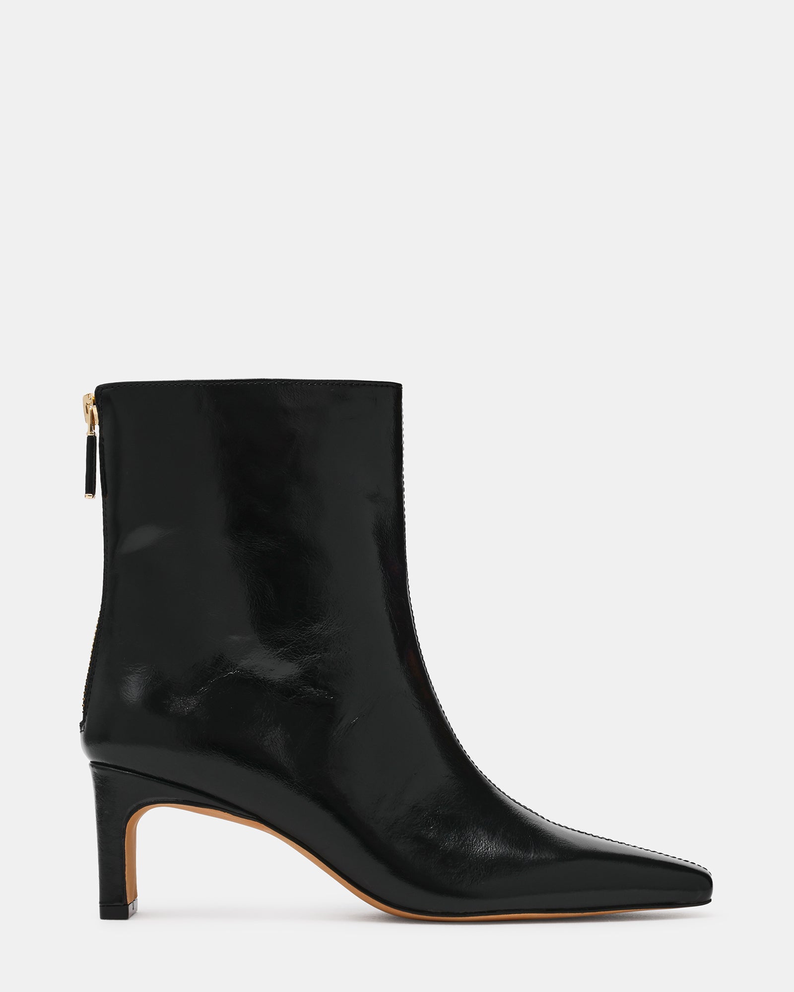 JAMIYAH BLACK LEATHER - Women's Shoes - Steve Madden Canada