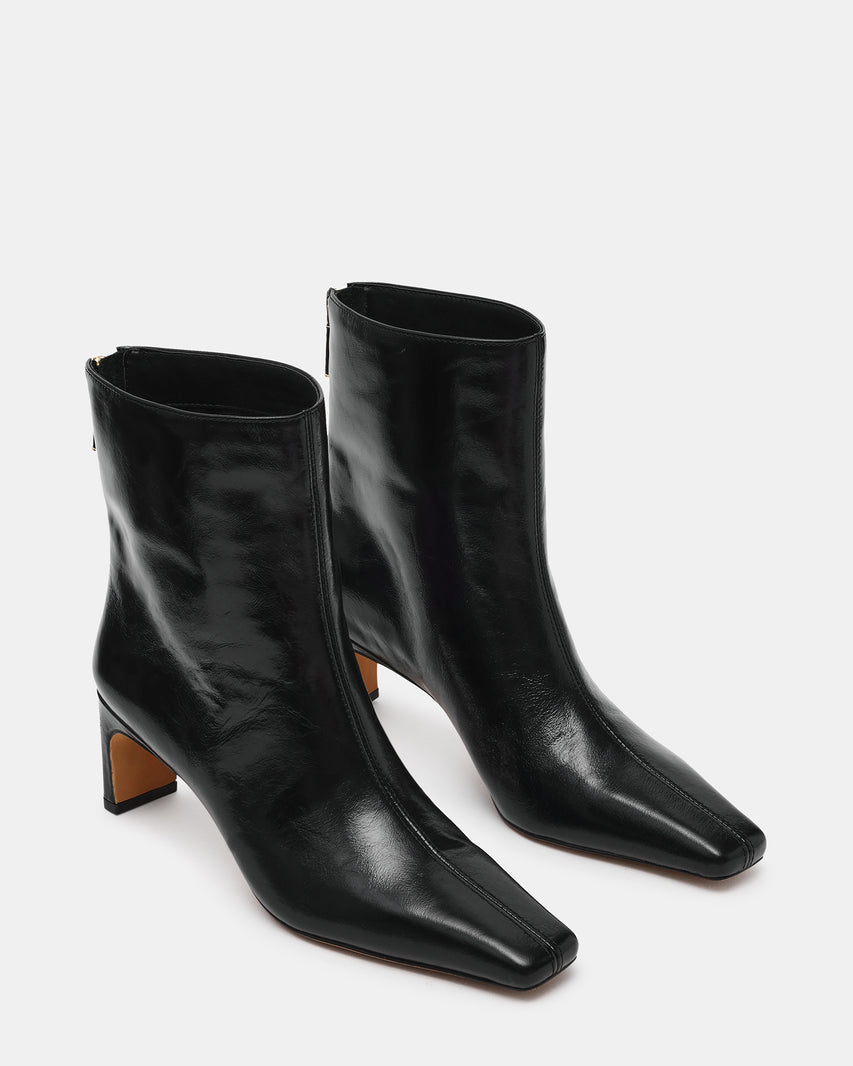 JAMIYAH BLACK LEATHER - Women's Shoes - Steve Madden Canada - view 3