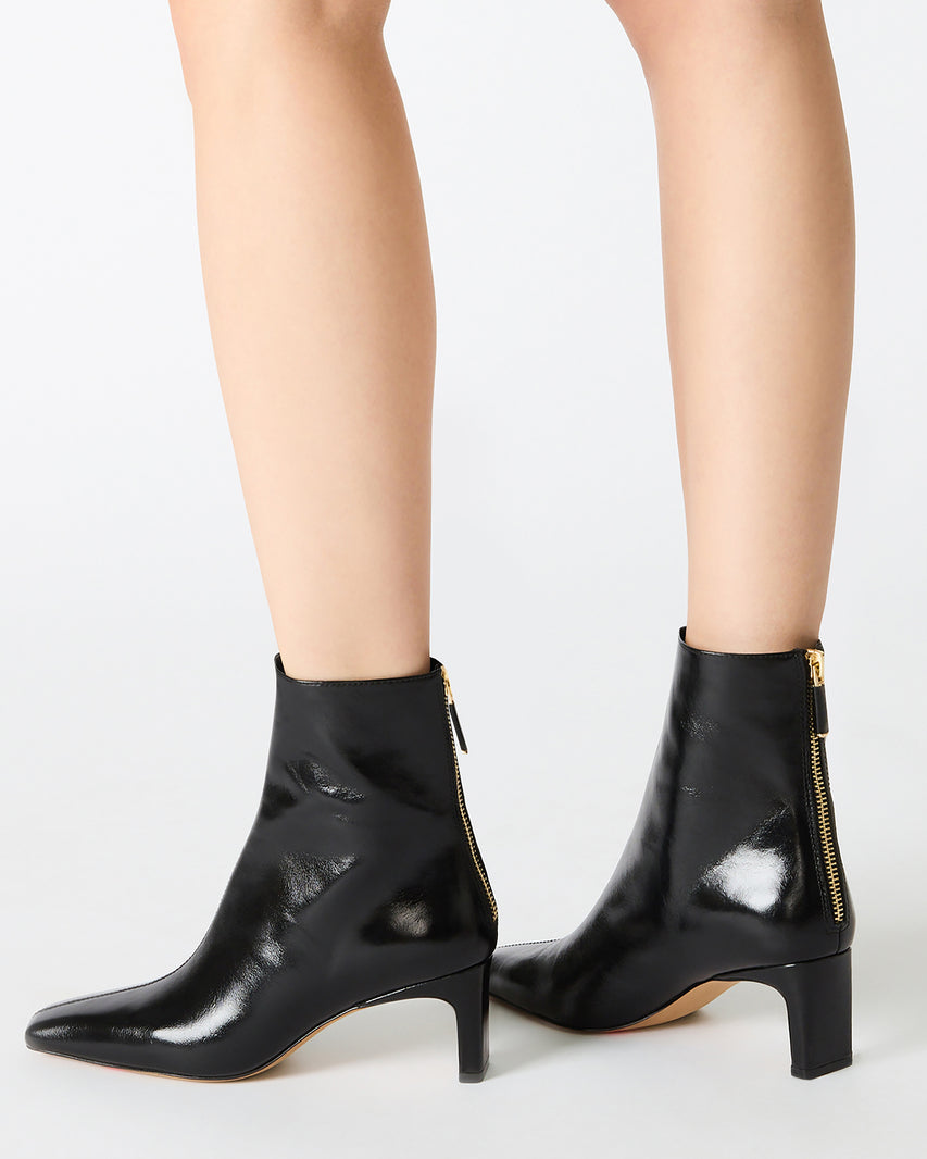 JAMIYAH BLACK LEATHER - Women's Shoes - Steve Madden Canada - view 2