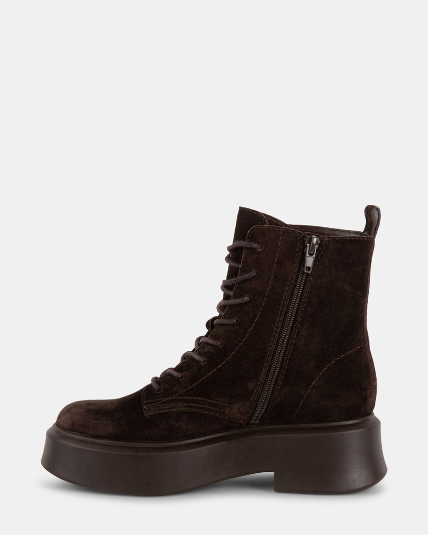 JAZMIN BROWN SUEDE - Women's Shoes - Steve Madden Canada - view 3