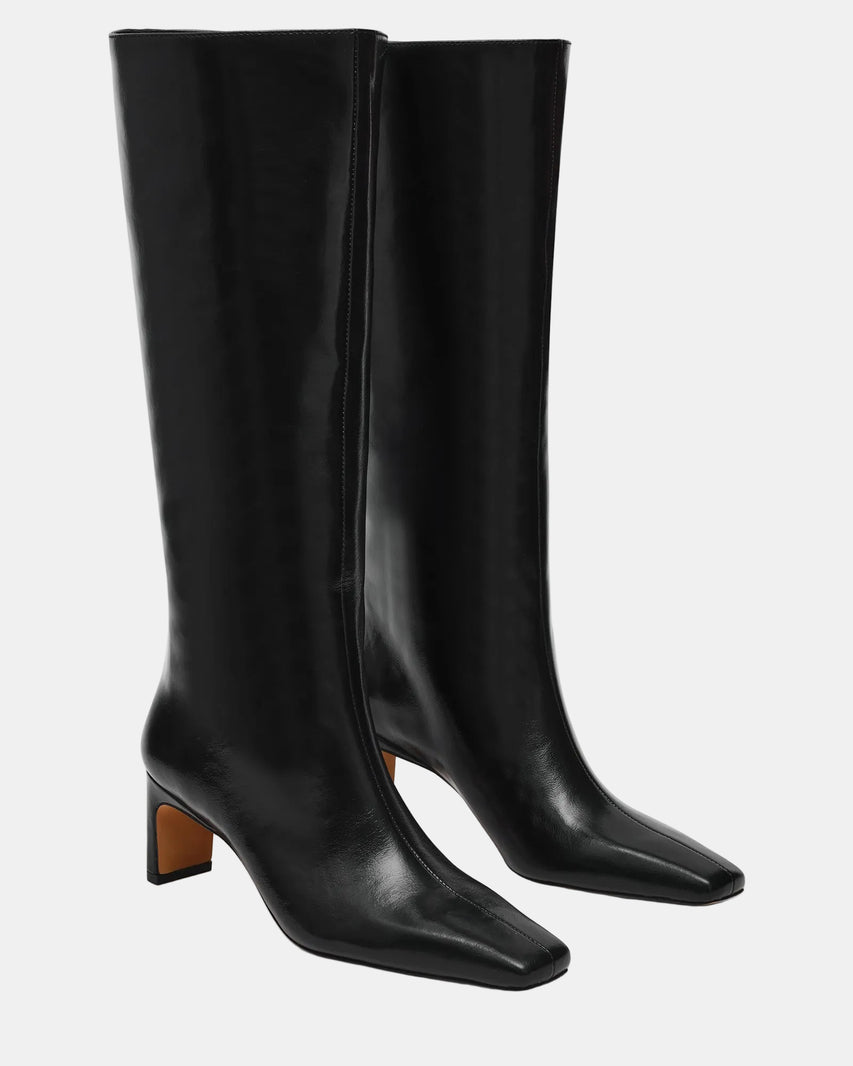 JENDI BLACK LEATHER - Women's Shoes - Steve Madden Canada - view 2