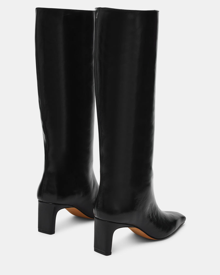 JENDI BLACK LEATHER - Women's Shoes - Steve Madden Canada - view 5