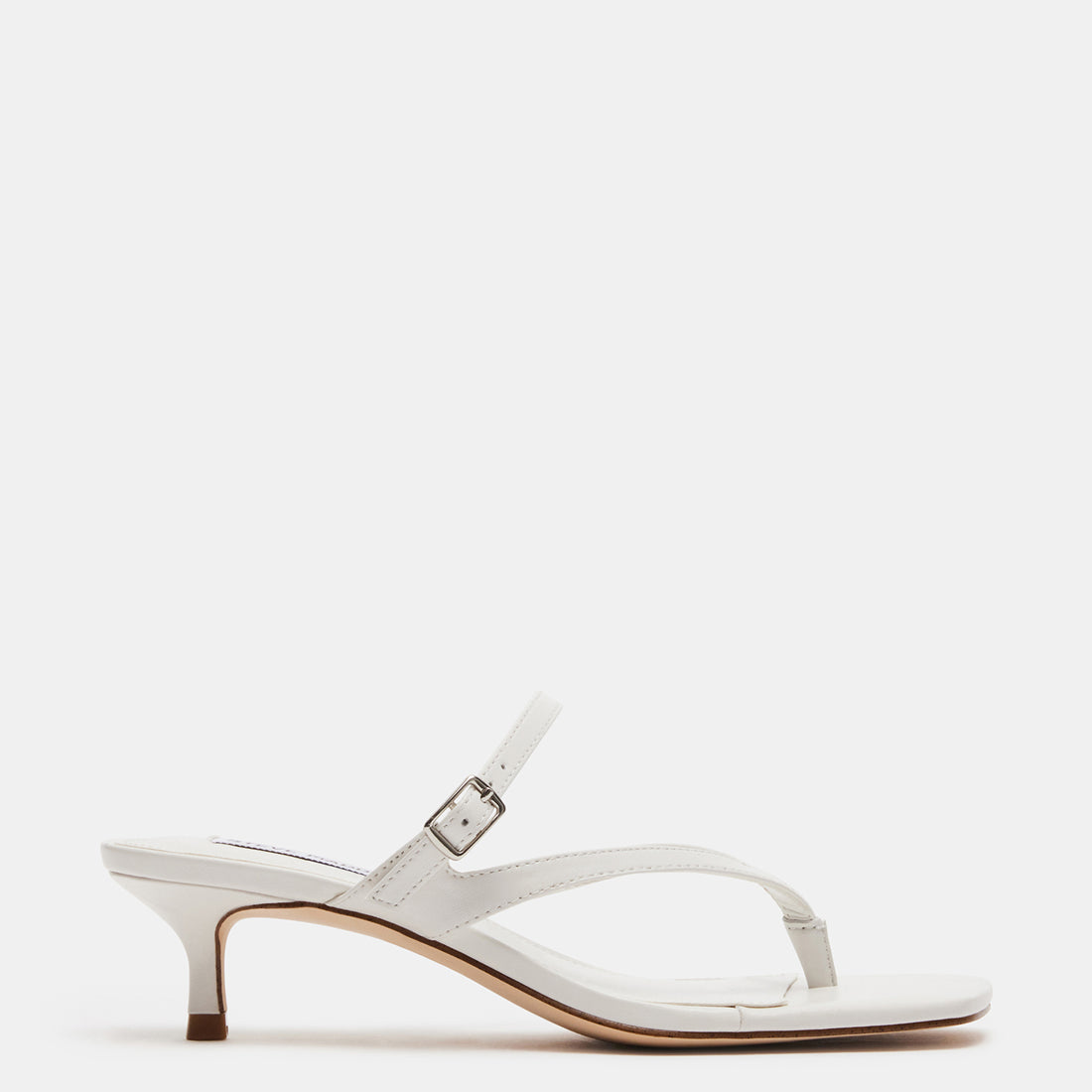 Zara | Shoes | White Square Toe Zara Strappy Heels 39 85 Euc | Poshmark