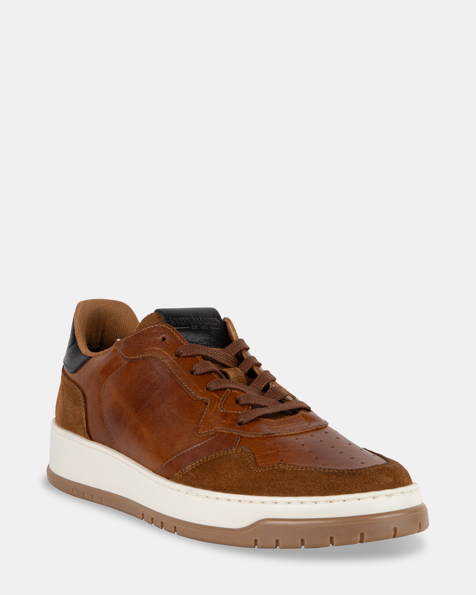 JETT Tan Leather Casual Sneaker Men s Designer Shoes Steve Madden JETT Tan Leather Casual Sneaker Men s Designer Shoes Steve Madden