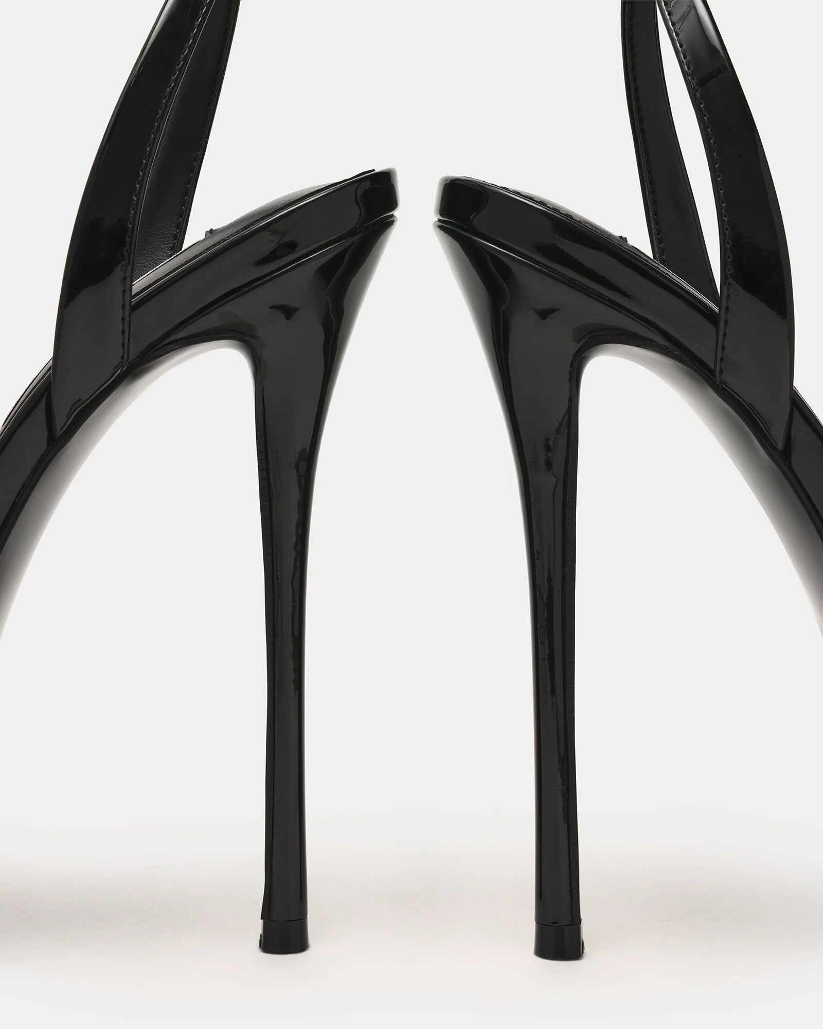 OF ALL FORM HANDSOME STRAP HEEL’ SIZE JEZZICA Black Patent Platform Stiletto Ankle Strap Heels | Women's