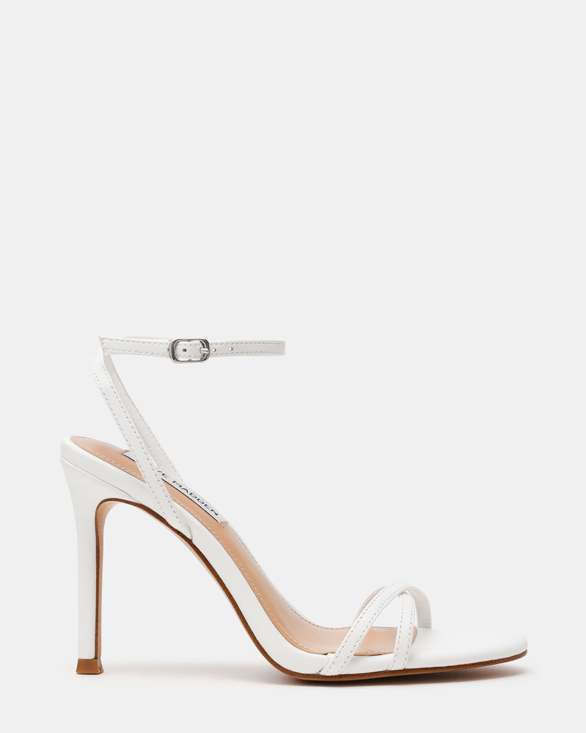 JYPSEY WHITE LEATHER - Women's Shoes - Steve Madden Canada
