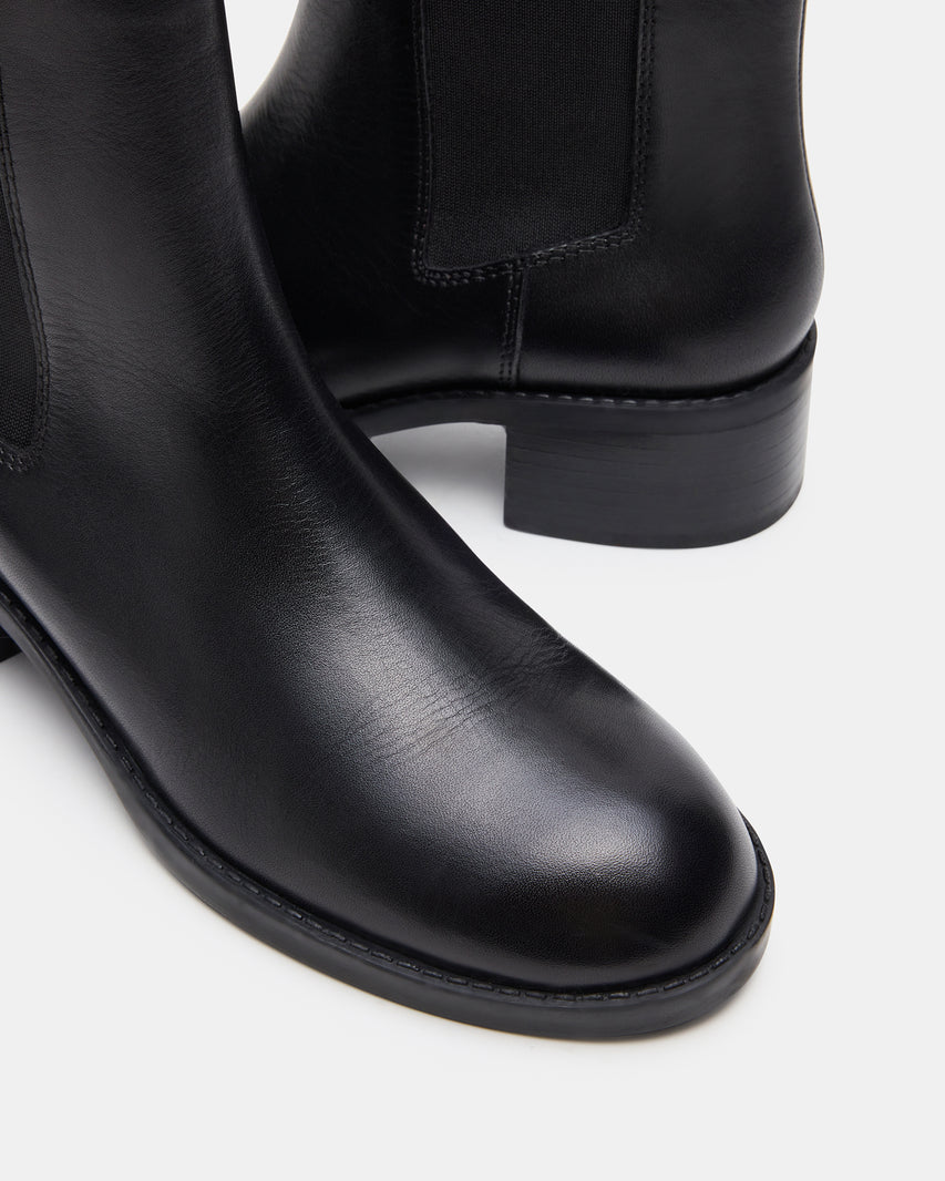 KAPLAN BLACK LEATHER - Women's Shoes - Steve Madden Canada - view 4