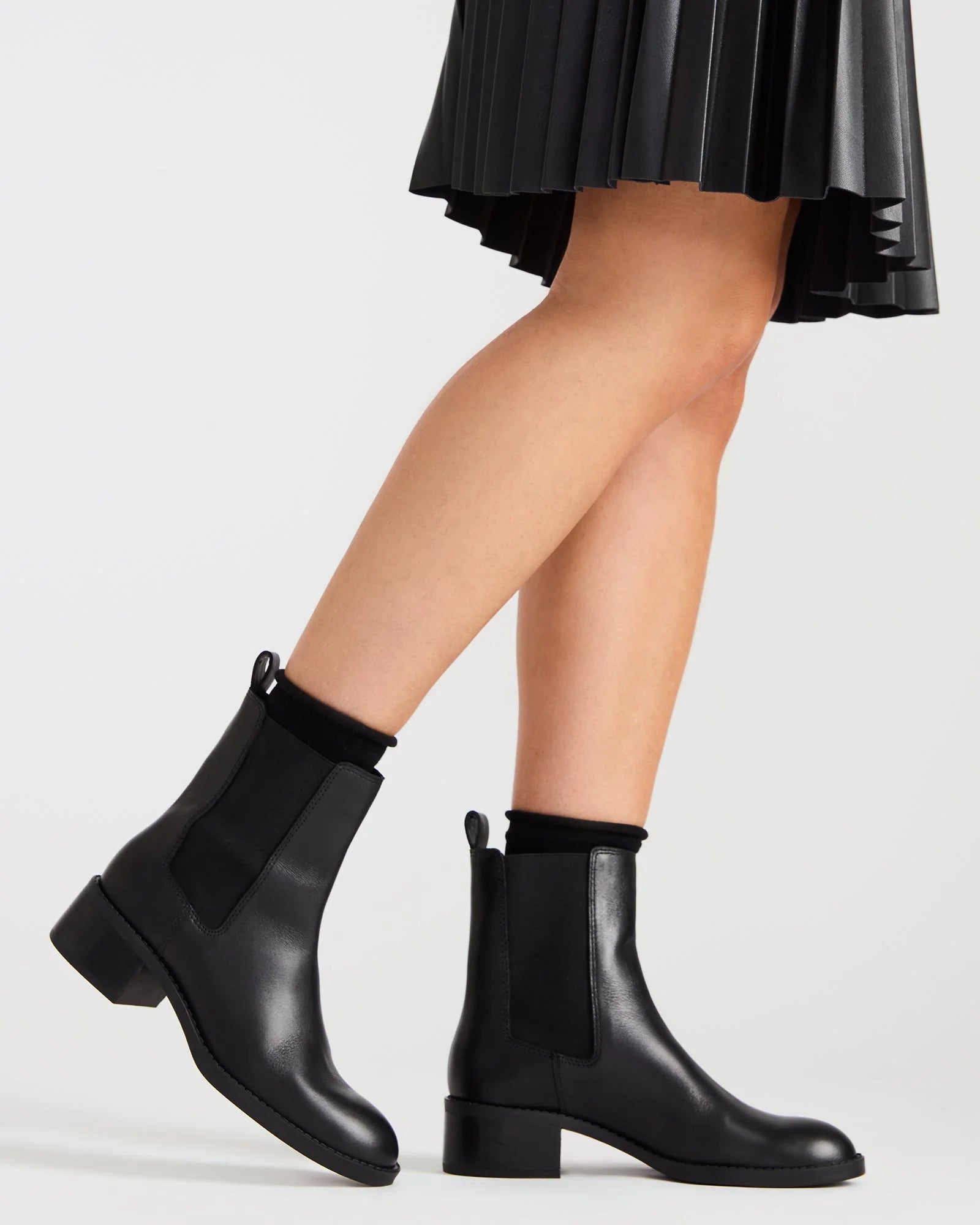 KAPLAN BLACK LEATHER - Women's Shoes - Steve Madden Canada - view 2