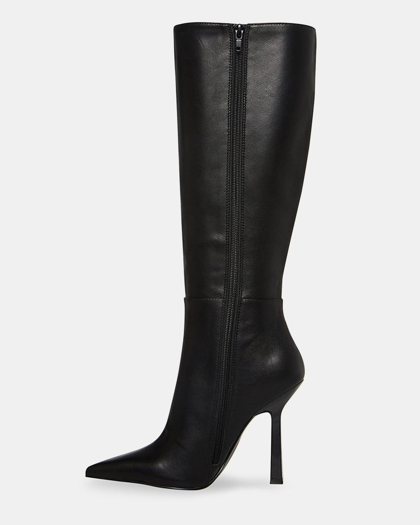 KATHLEEN BLACK LEATHER - Women's Shoes - Steve Madden Canada