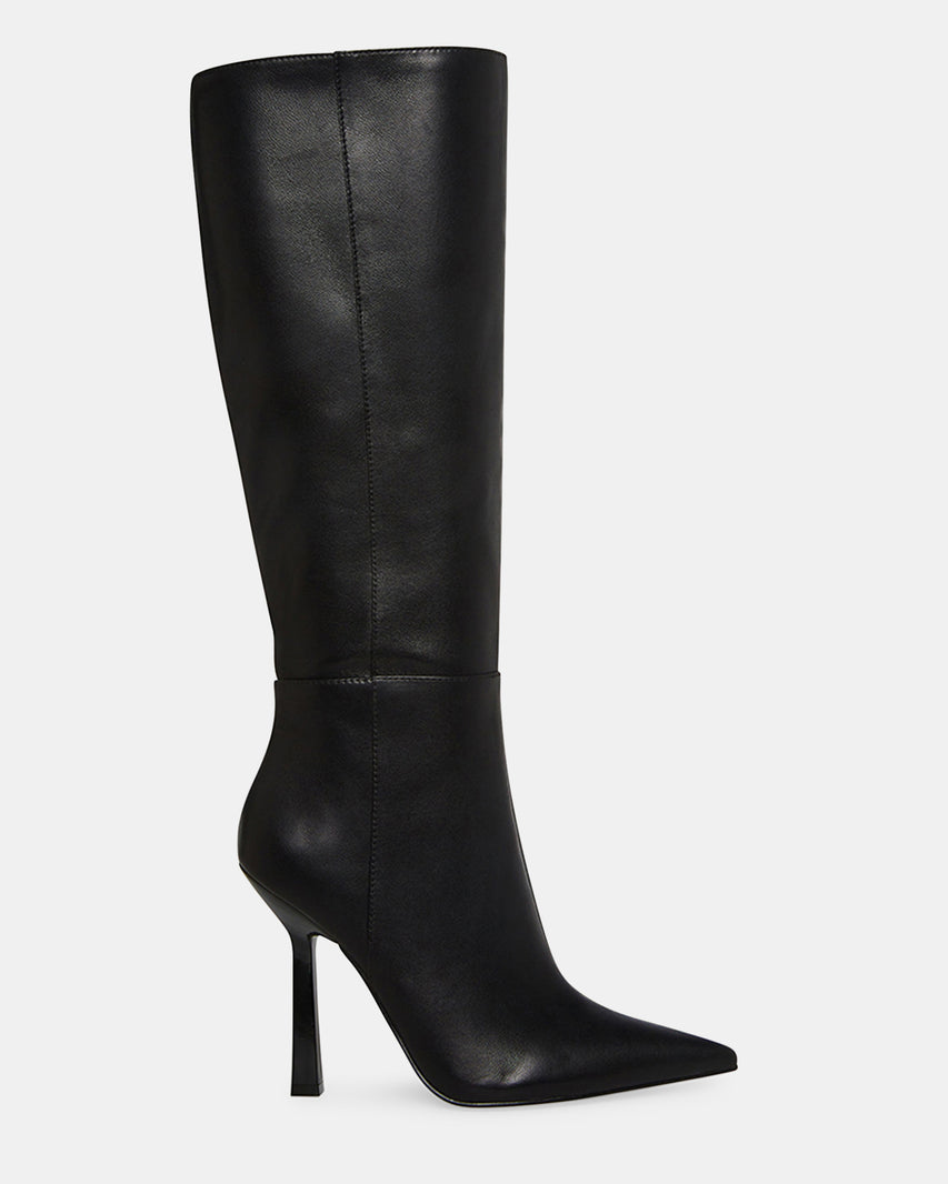 KATHLEEN BLACK LEATHER - Women's Shoes - Steve Madden Canada
