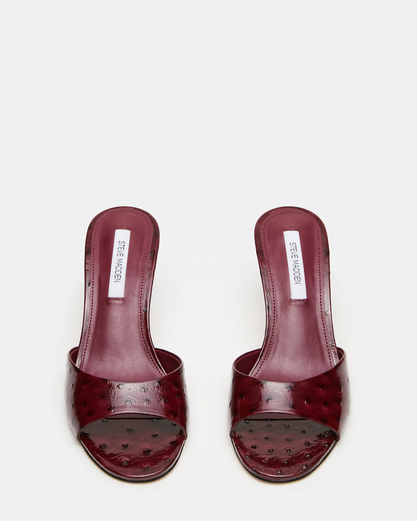 KENDRIX-O BURGUNDY EXOTIC - Women's Shoes - Steve Madden Canada - view 4