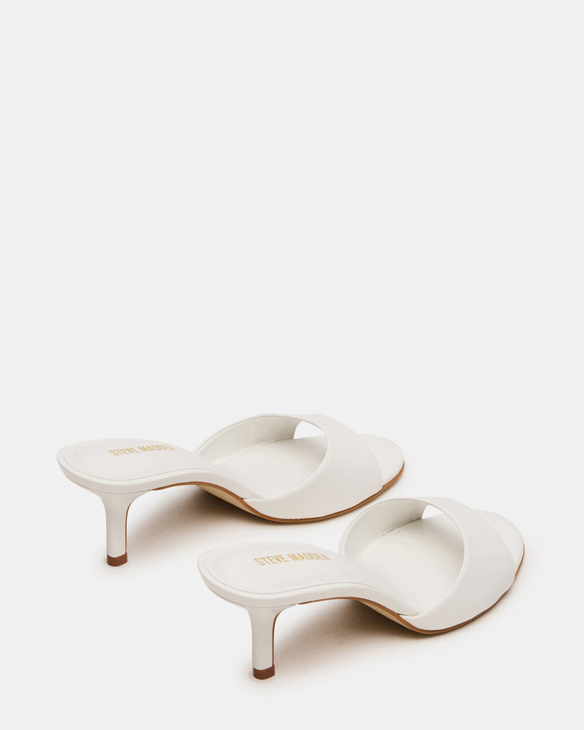 KENDRIX WHITE LEATHER - Women's Shoes - Steve Madden Canada - view 6