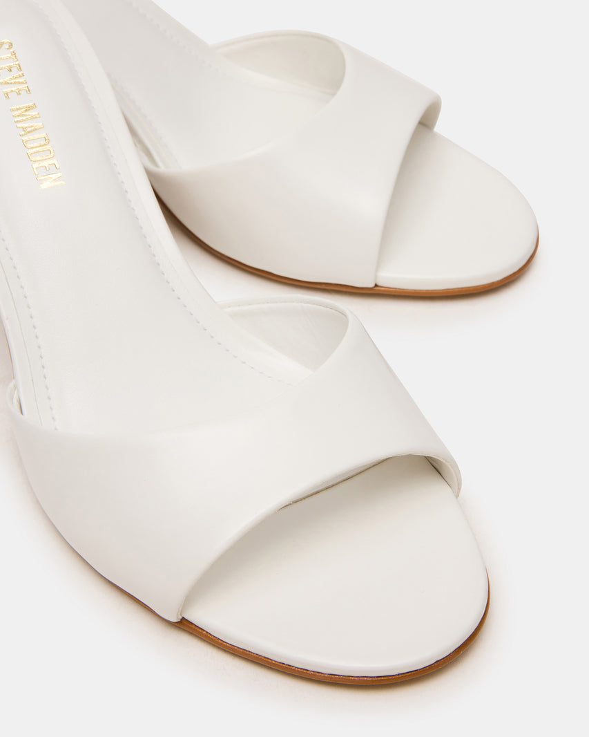 KENDRIX WHITE LEATHER - Women's Shoes - Steve Madden Canada - view 4
