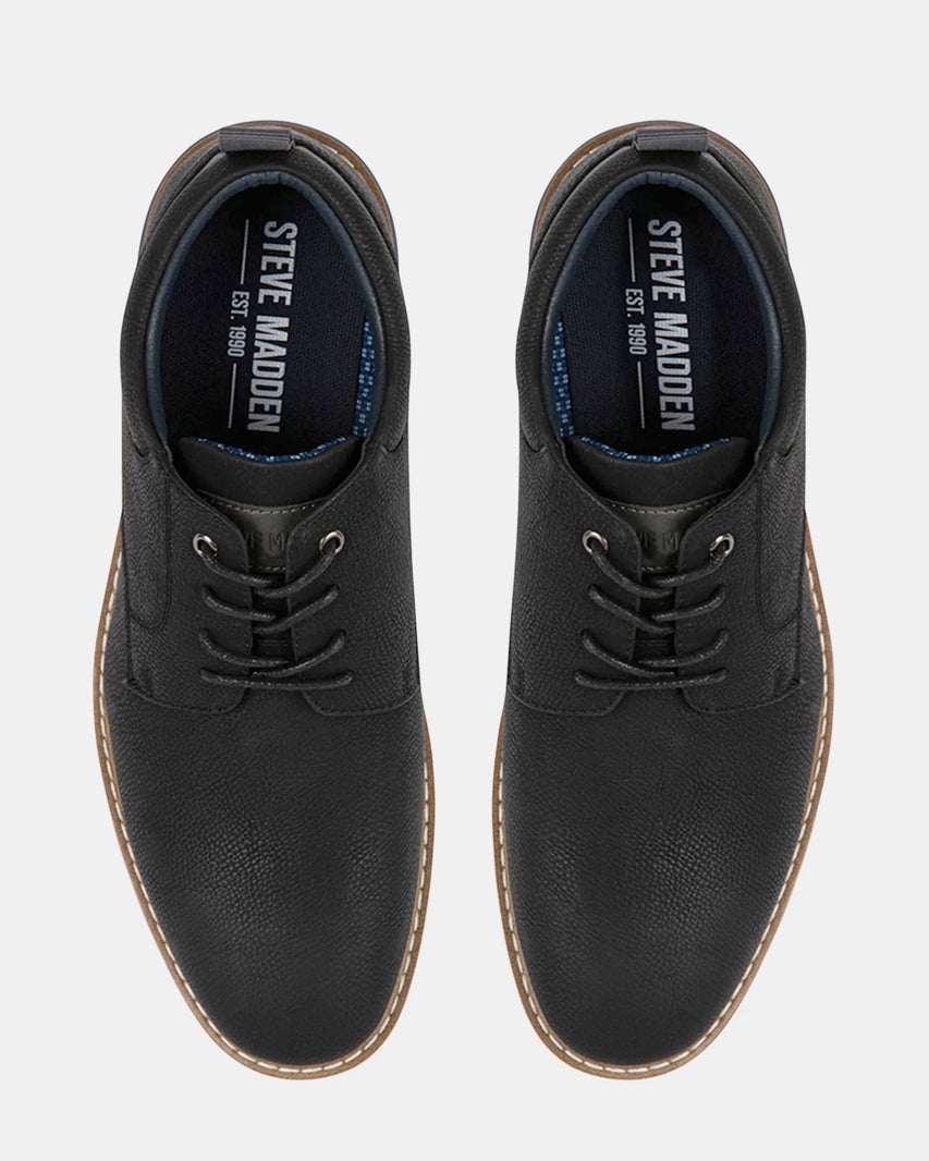 KEVYN BLACK NUBUCK - Men's Shoes - Steve Madden Canada