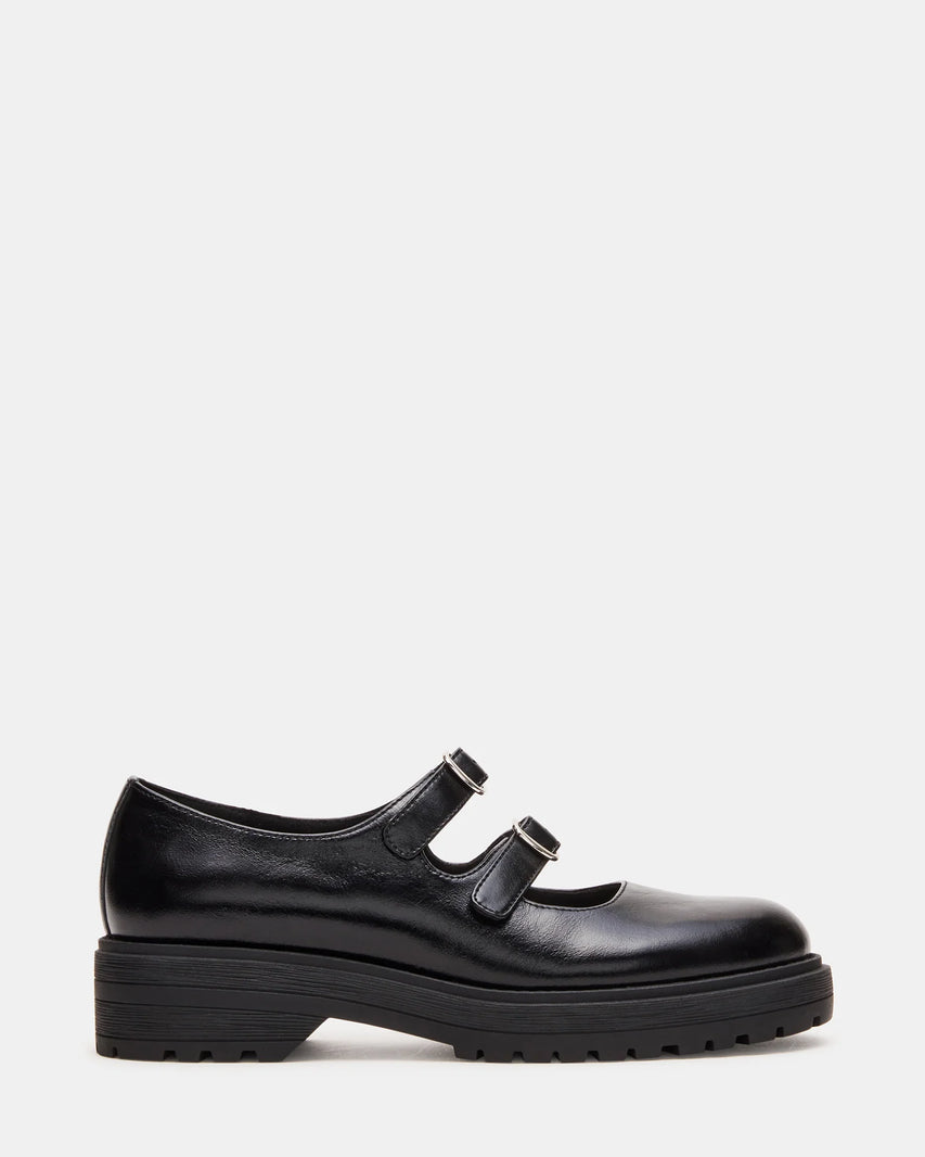 ALBA BLACK LEATHER - Women's Shoes - Steve Madden Canada